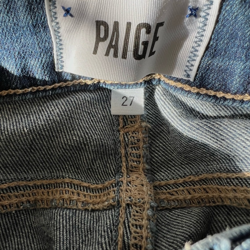 PAIGE Verdugo Skinny Crystal Embellished Jeans - Picture 10 of 10